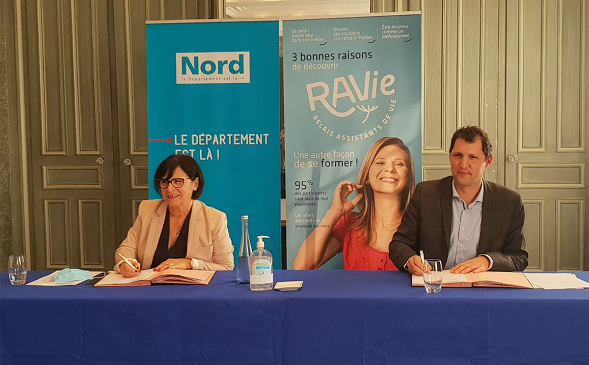 Partnership Agreement Signing: A New Carers' Center in the Nord department