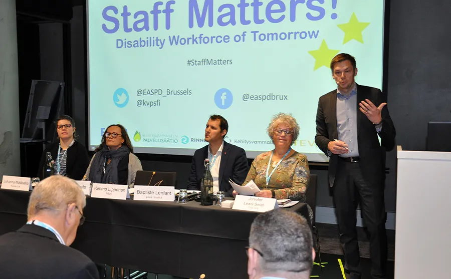  Professionalization in Service of Disability Care: IPERIA Speaks at International Conference in Helsinki